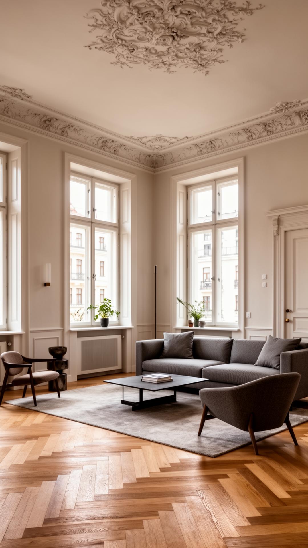 Sanierte Berliner Altbauwohnung